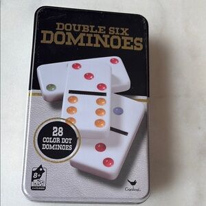 Cardinal Double Six Color Dot Dominoes